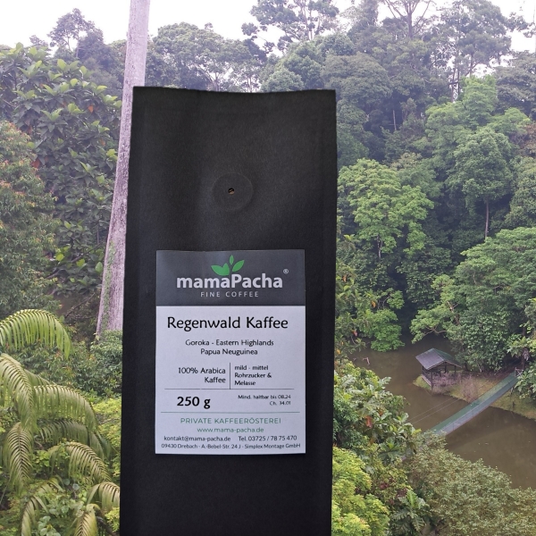 Regenwald Kaffee 250 g f&uuml;r Filter